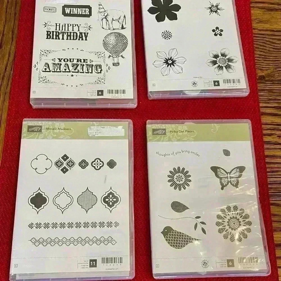 Stamping UP! Set of four in packages, all ready for crafting fun! - Picture 1 of 6